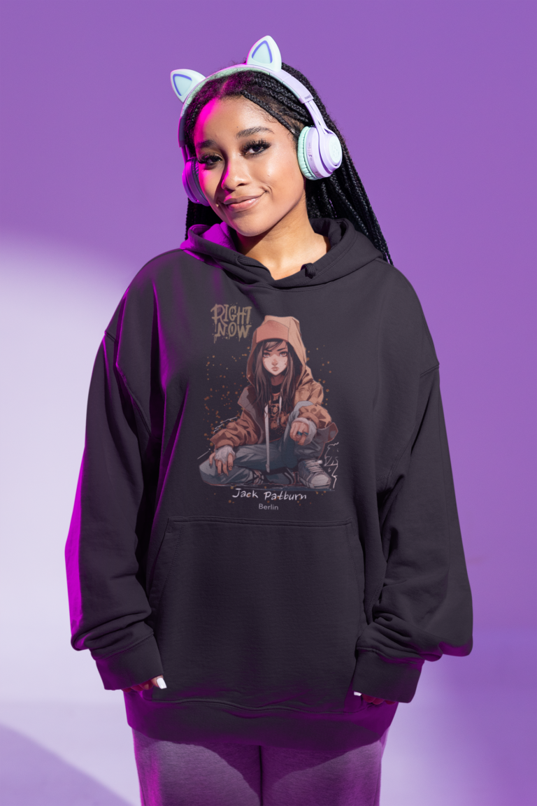 mockup-of-a-woman-wearing-kitty-headphones-and-an-oversized-hoodie-m28503