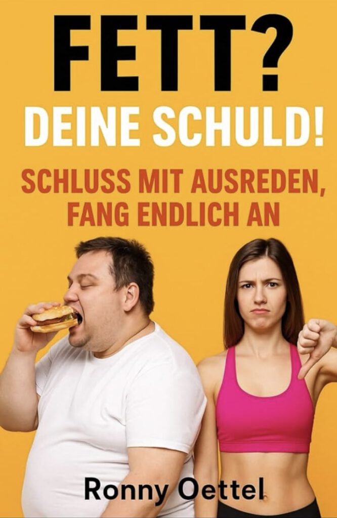 Buchcover Fett? Deine Schuld! – Abnehmen ohne Ausreden, Ratgeber Ernährung