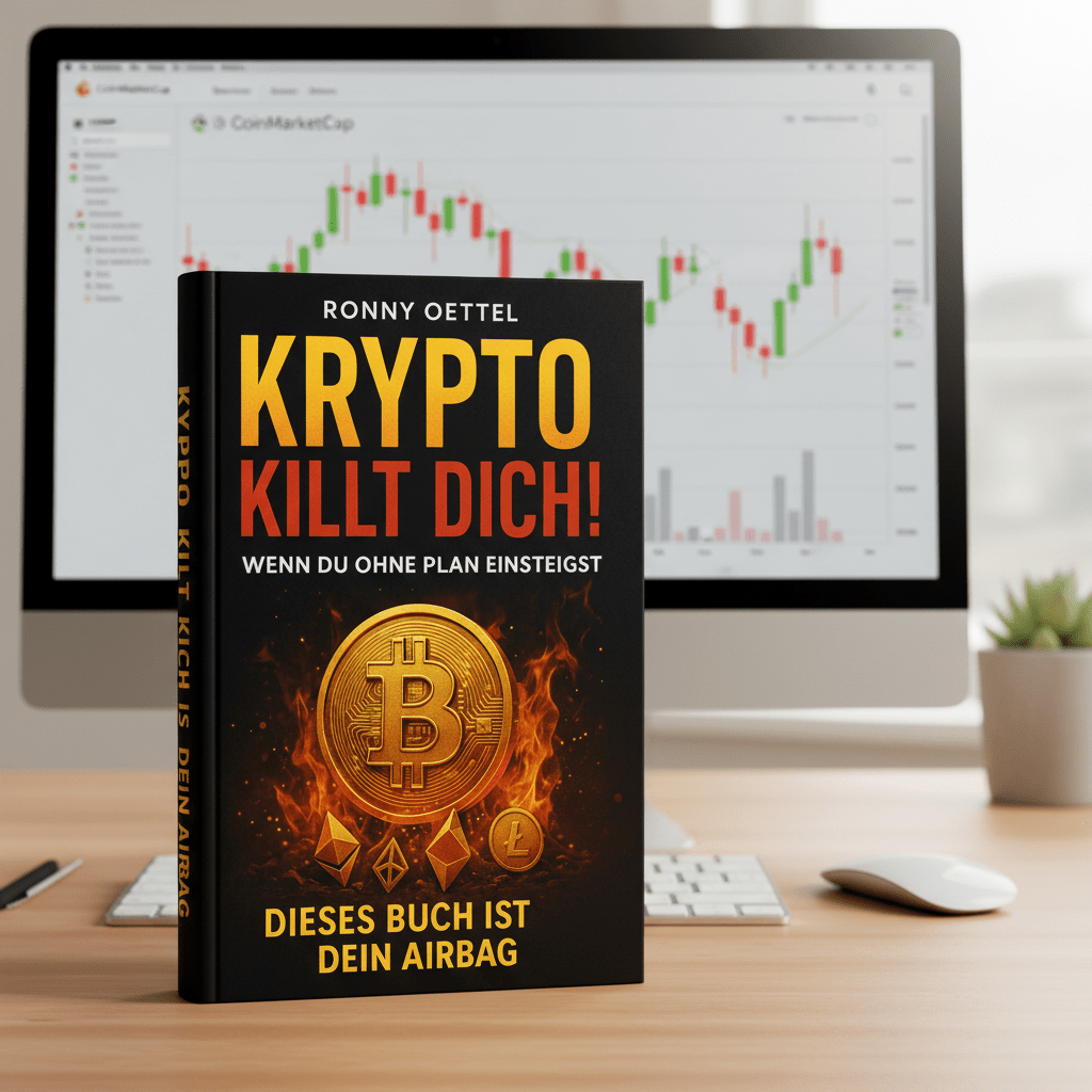 Buchcover Krypto killt dich – Anfänger Ratgeber Kryptowährungen und Blockchain